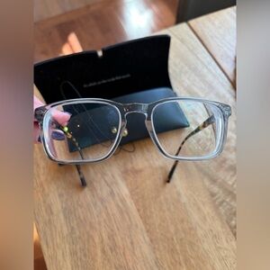 Ted Baker London Clear and Black Glasses